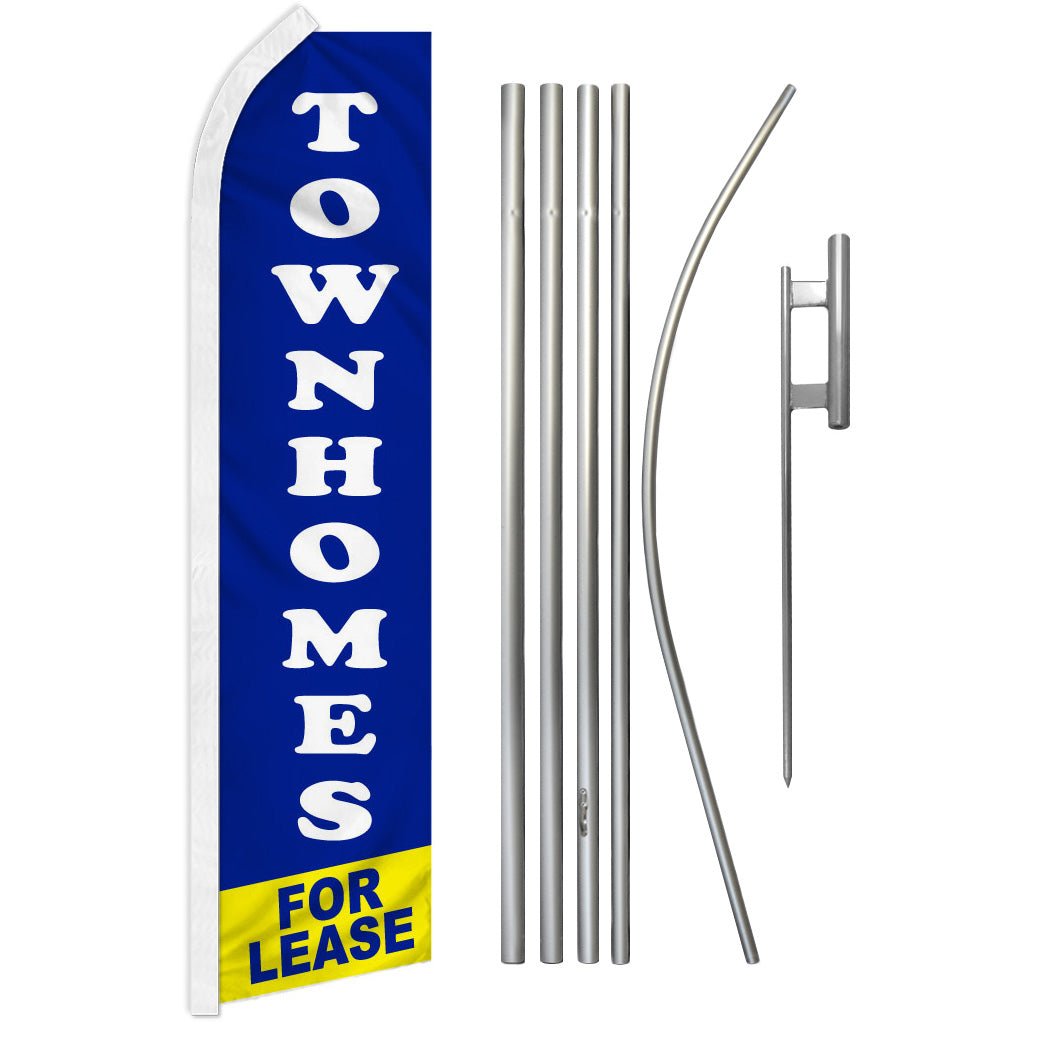 Townhomes for Lease Super Flag & Pole Kit - Flags Importer