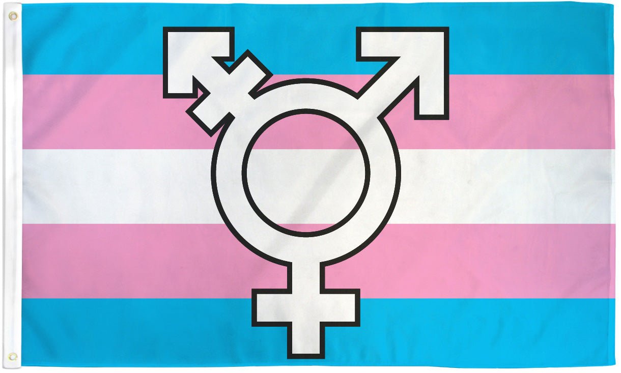 Transgender (Symbol) Flag 3x5ft Poly - Flags Importer