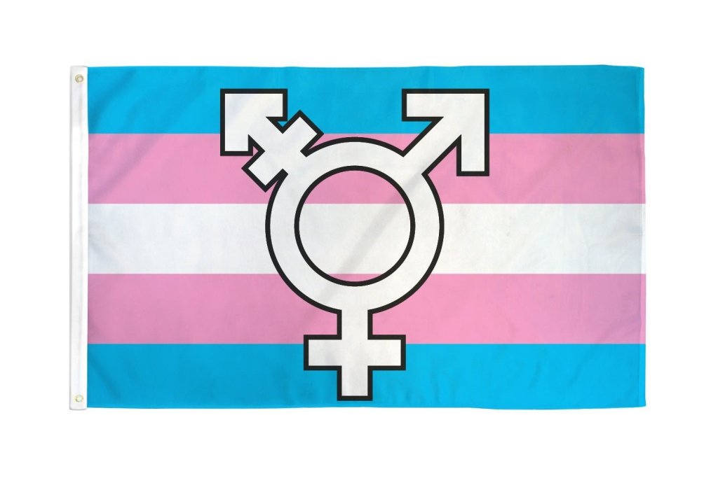 Transgender (Symbol) Flag 3x5ft Poly - Flags Importer