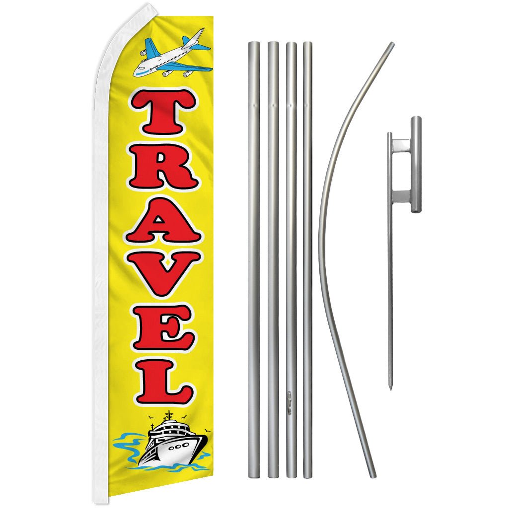 Travel Super Flag & Pole Kit - Flags Importer