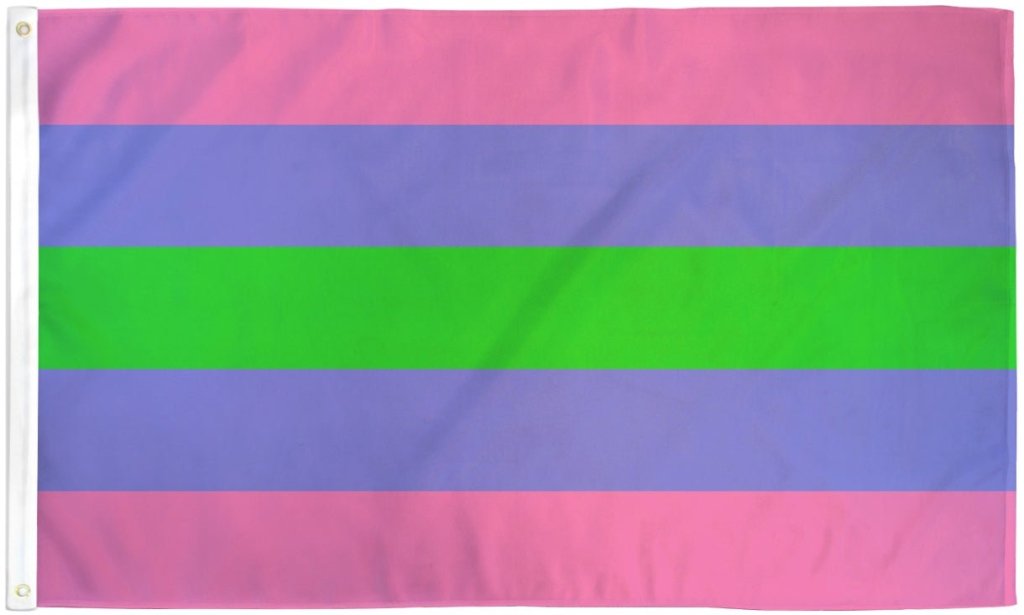 Trigender Flag 3x5ft Poly - Flags Importer