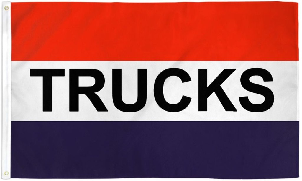 Trucks Flag 3x5ft Poly - Flags Importer