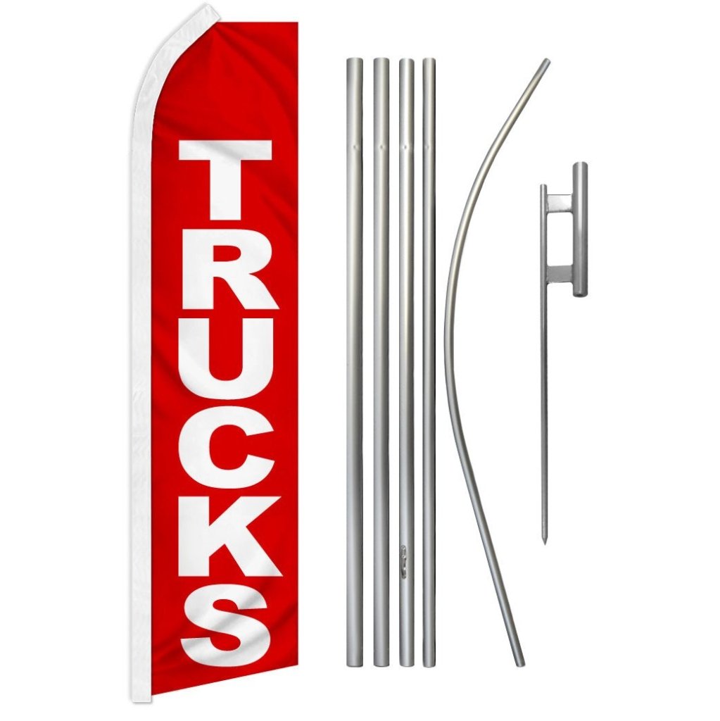 Trucks Super Flag & Pole Kit - Flags Importer