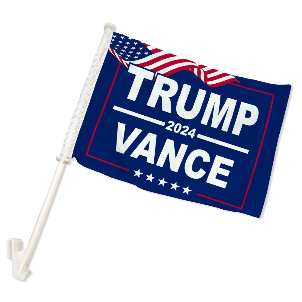 Trump Vance Double - Sided Car Flag - Flags Importer