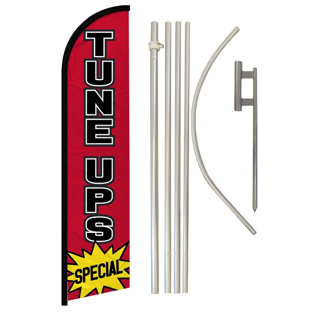 Tune Ups Special Windless Banner Flag & Pole Kit - Flags Importer