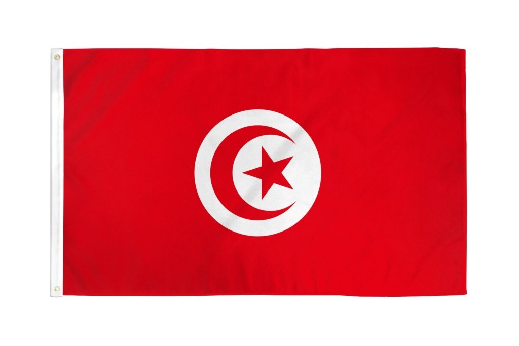 Tunisia Flag 2x3ft Poly - Flags Importer