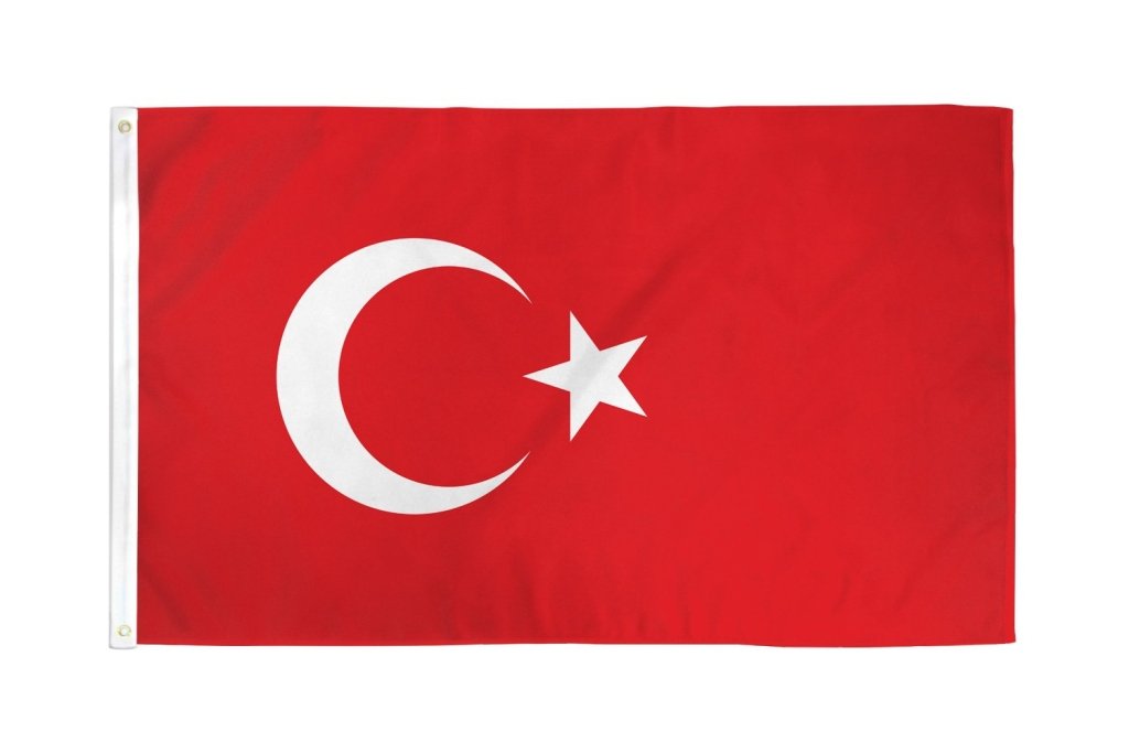 Turkiye (Turkey) Flag 2x3ft Poly - Flags Importer