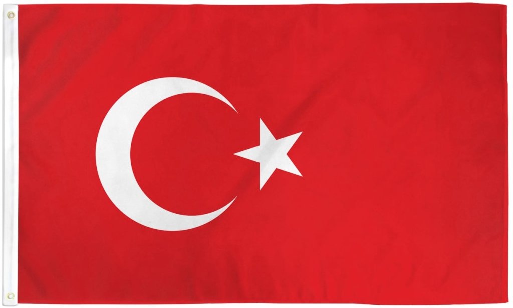 Turkiye (Turkey) Flag 2x3ft Poly - Flags Importer