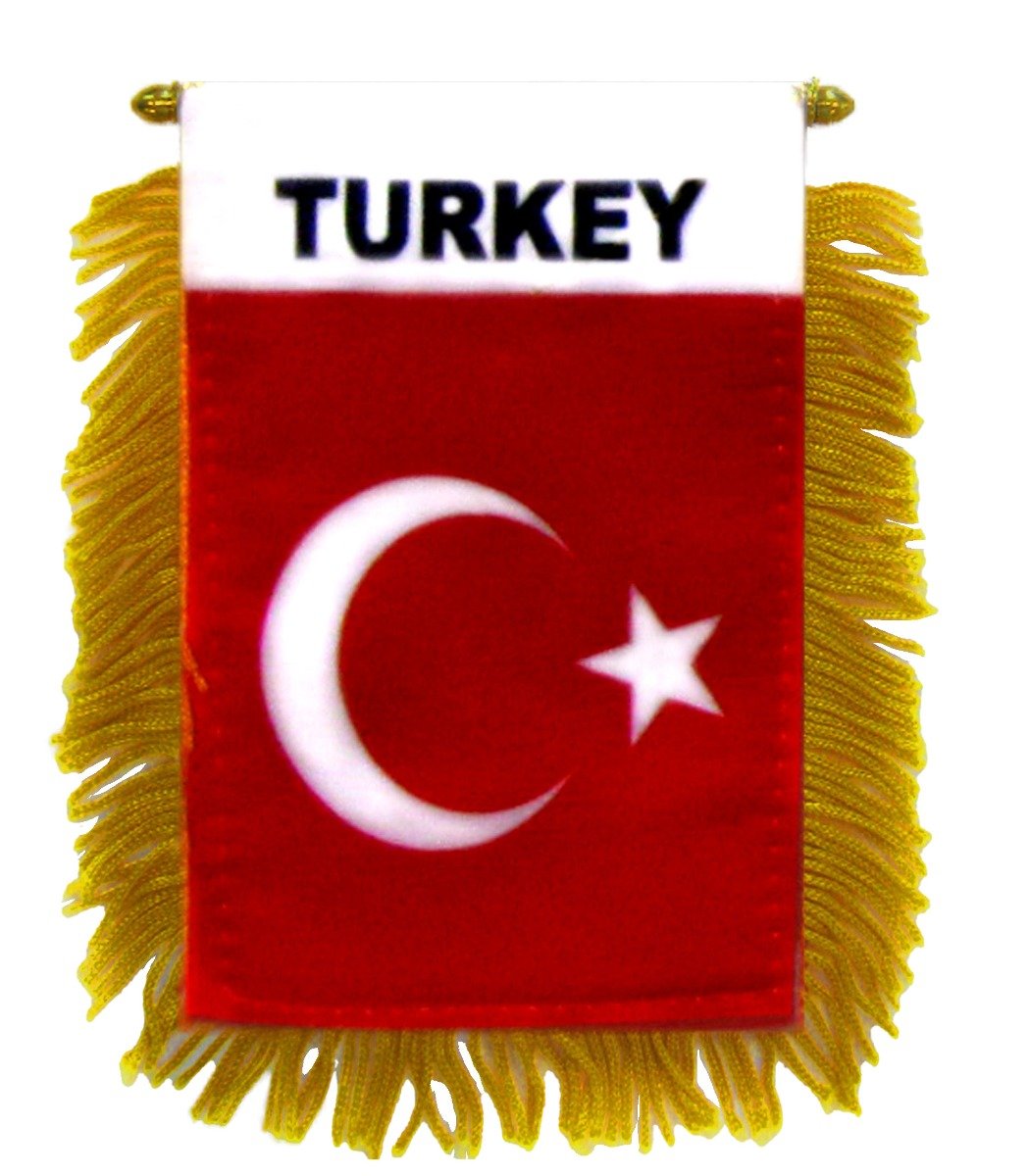 Turkiye (Turkey) Mini Banner - Flags Importer