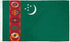 Turkmenistan Flag 2x3ft Poly - Flags Importer