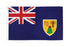 Turks & Caicos Flag 3x5ft Poly - Flags Importer