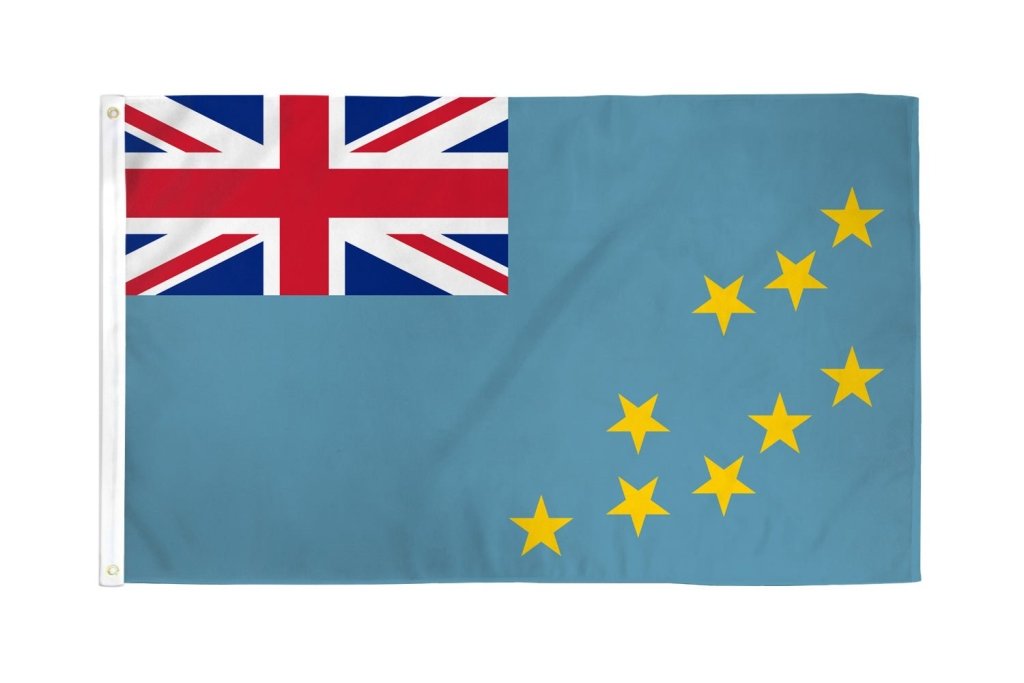 Tuvalu Flag 3x5ft Poly - Flags Importer