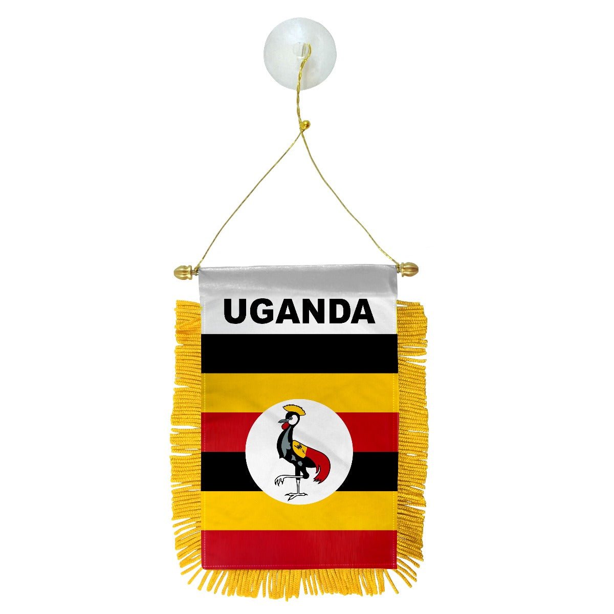 Uganda Mini Banner - Flags Importer