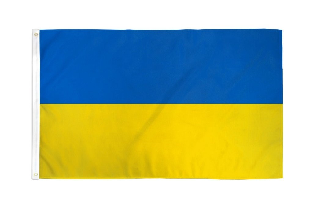 Ukraine Flag 2x3ft Poly - Flags Importer