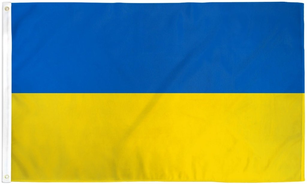 Ukraine Flag 3x5ft Poly - Flags Importer