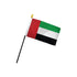 United Arab Emirates 4x6in Stick Flag - Flags Importer