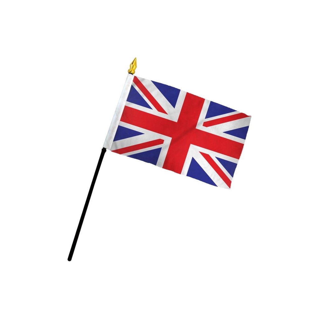 United Kingdom 4x6in Stick Flag - Flags Importer