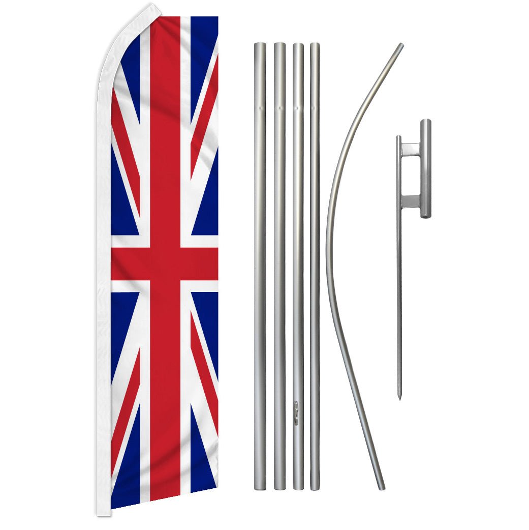 United Kingdom Super Flag & Pole Kit - Flags Importer