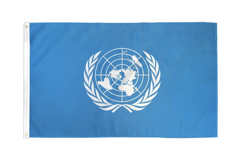 United Nations Flag 2x3ft Poly - Flags Importer