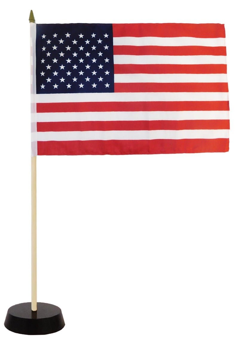 USA 12x18in Flag & Base Set - Flags Importer