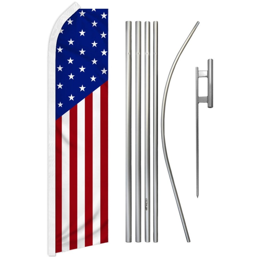 USA Classic Super Flag & Pole Kit - Flags Importer