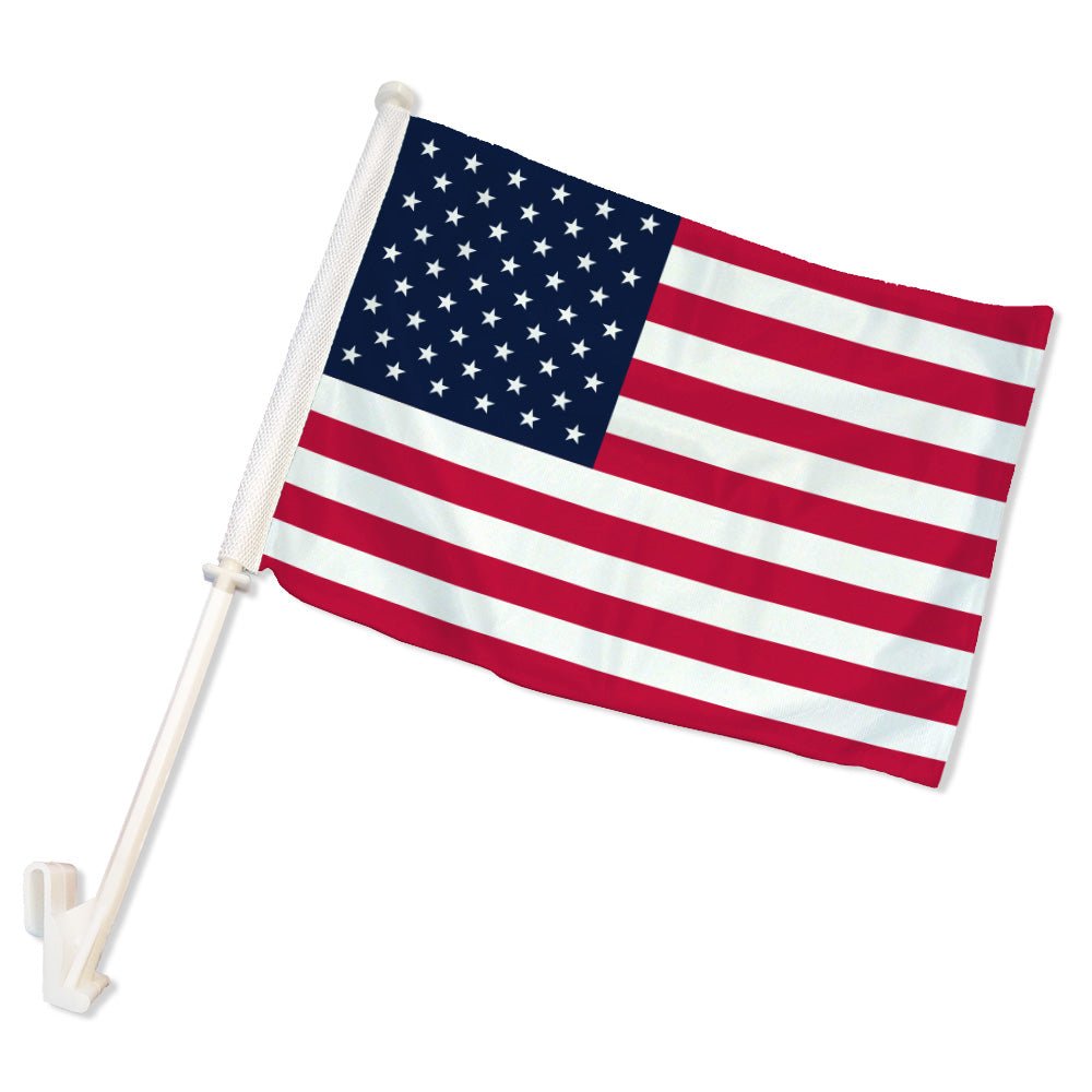 USA Double - Sided Car Flag - Flags Importer