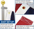 USA Embroidered Flag 5x8ft - Flags Importer