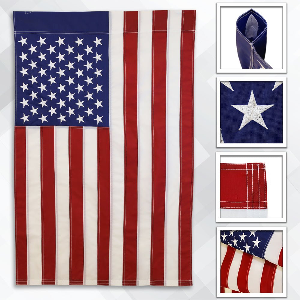 USA Embroidered Garden Flag 28.5x43.5in - Flags Importer