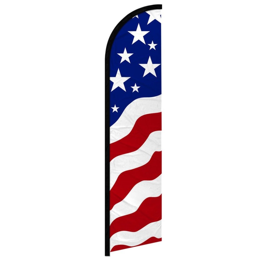 USA New Glory Windless Banner Flag - Flags Importer