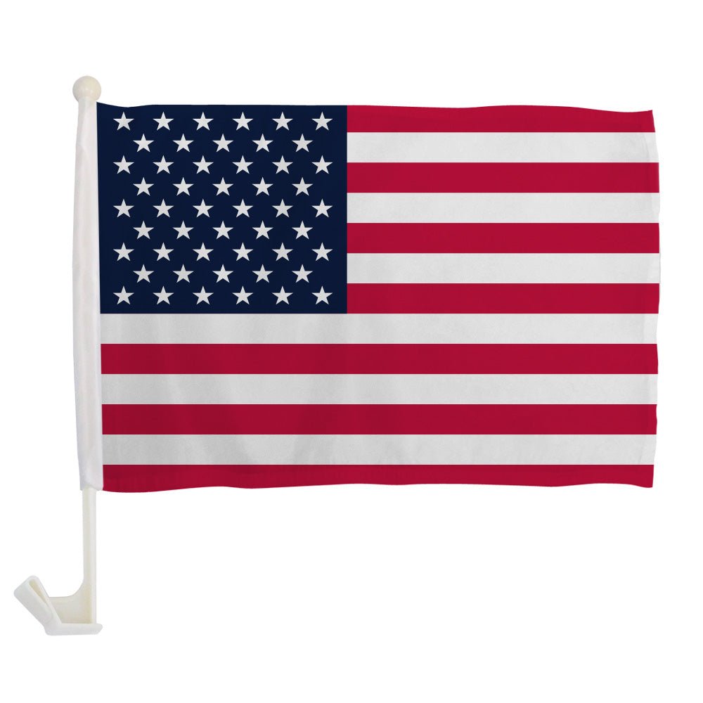 USA Single - Sided Car Flag - Flags Importer