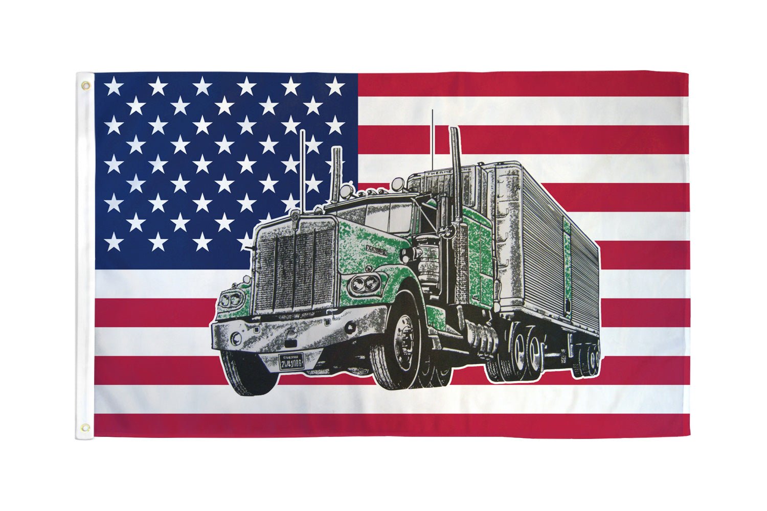 USA Truck Flag 3x5ft Poly - Flags Importer