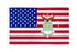 USA w/ Air Force Logo Flag 3x5ft Poly - Flags Importer