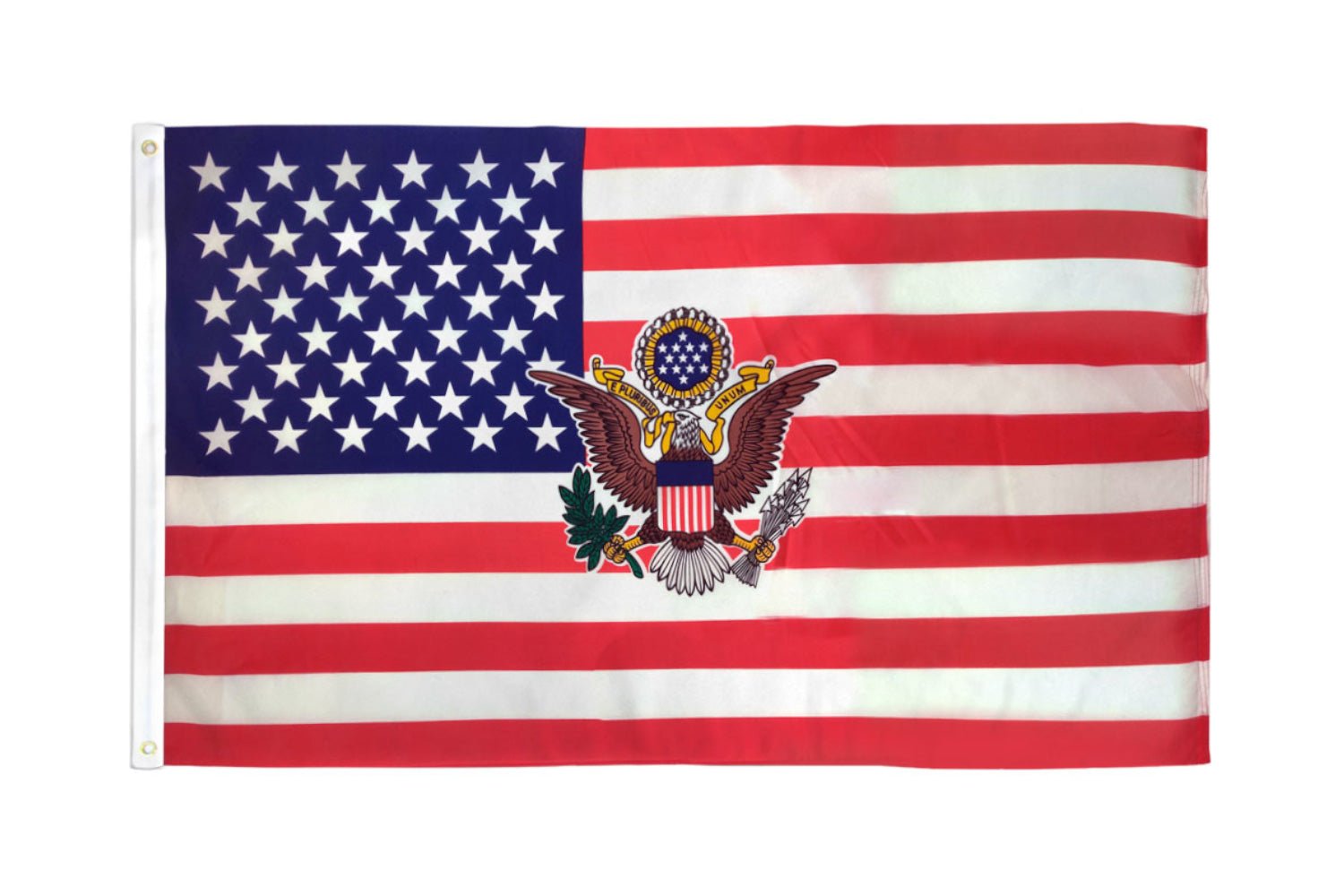 USA with President Logo Flag 3x5ft Poly - Flags Importer