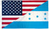 USA/Honduras Combination Flag 3x5ft Poly - Flags Importer