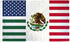 USA/Mexico Friendship Flag 3x5ft Poly - Flags Importer