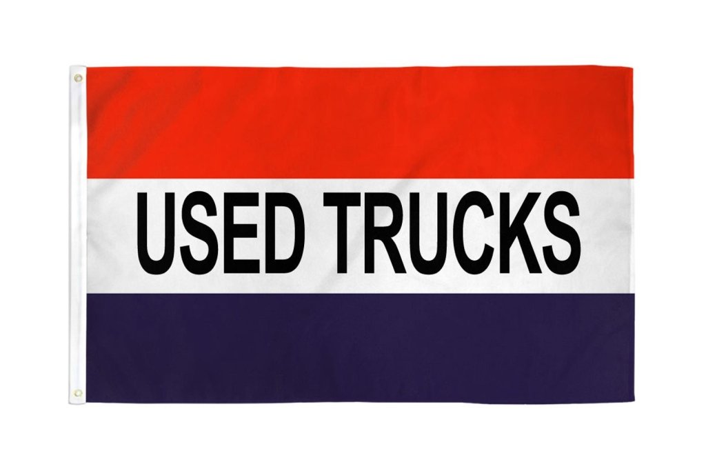 Used Trucks Flag 3x5ft Poly - Flags Importer