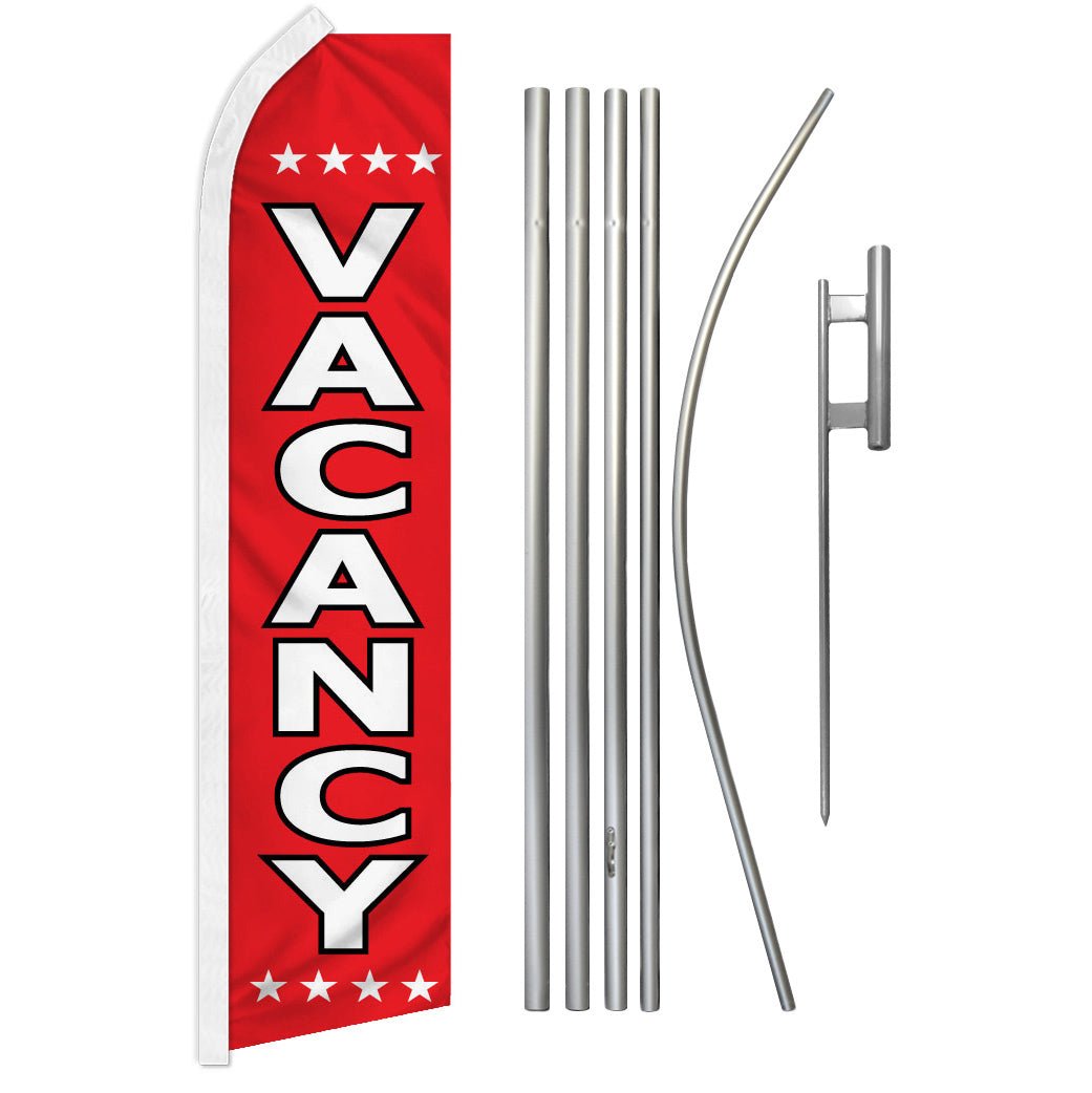 Vacancy Super Flag & Pole Kit - Flags Importer