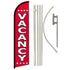 Vacancy Windless Banner Flag & Pole Kit - Flags Importer