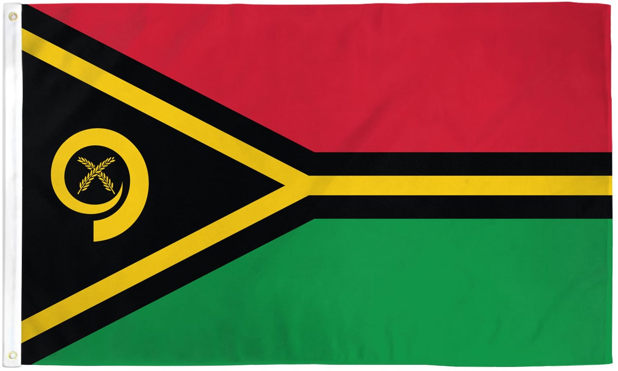 Vanuatu Flag 2x3ft Poly - Flags Importer