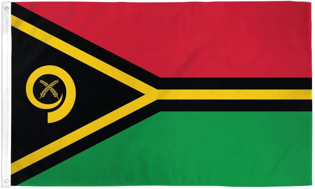 Vanuatu Flag 3x5ft Poly - Flags Importer