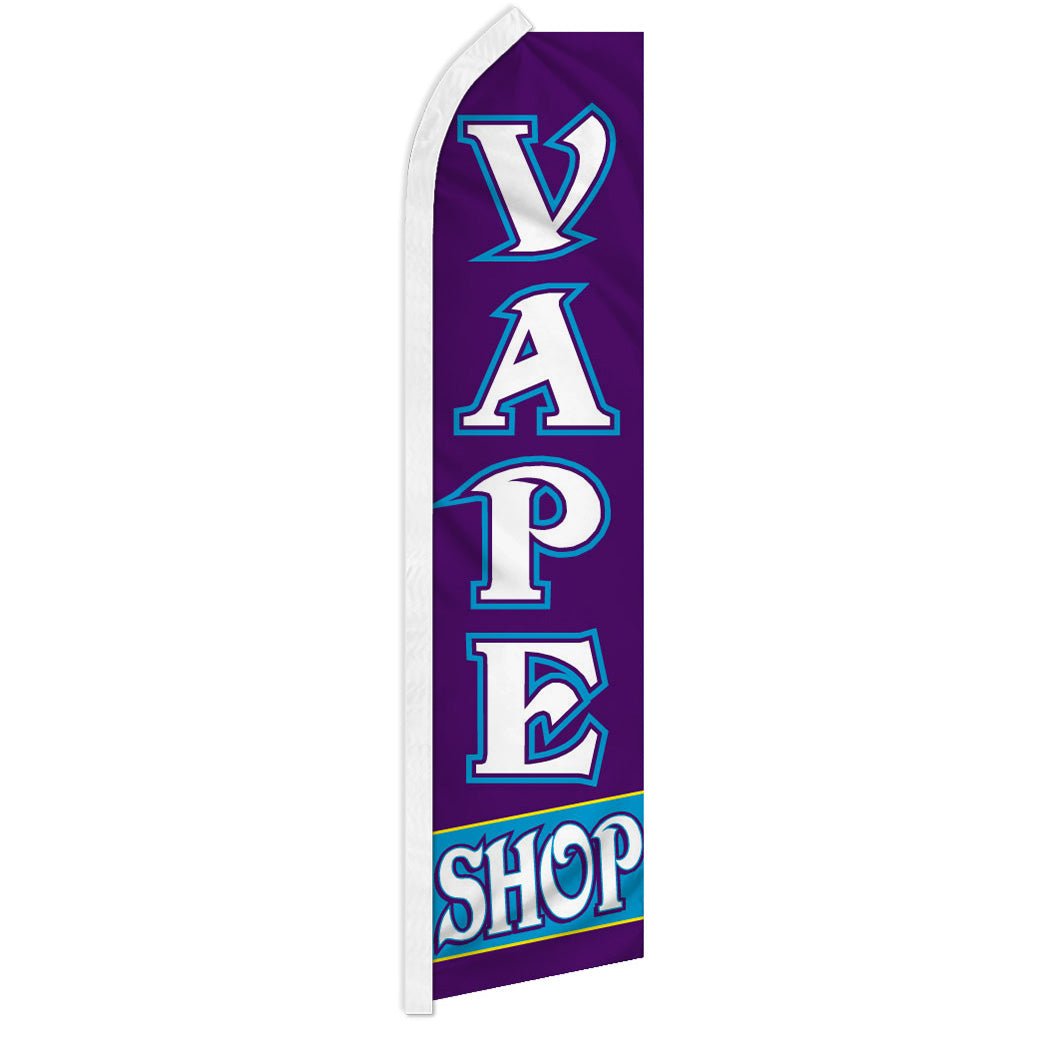 Vape Shop (Purple) Super Flag - Flags Importer