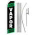 Vapor (Green & Black) Super Flag & Pole Kit - Flags Importer