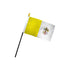 Vatican City 4x6in Stick Flag - Flags Importer