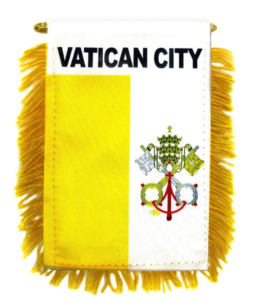 Vatican City Mini Banner - Flags Importer