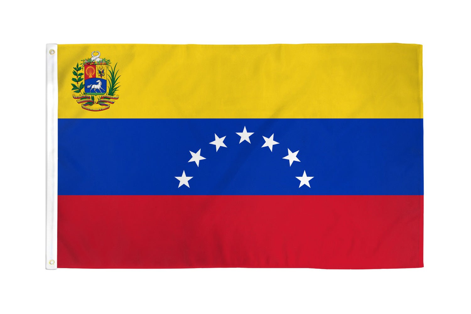 Venezuela (7 Star) Flag 3x5ft Poly - Flags Importer