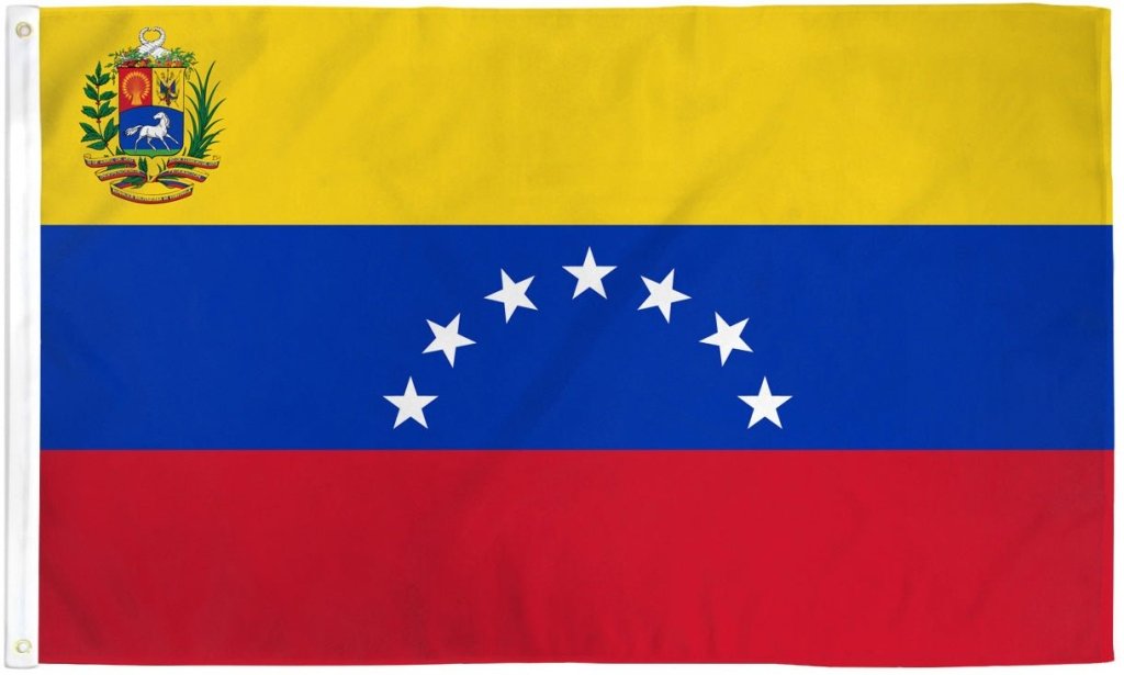 Venezuela (7 Star) UltraBreeze 3x5ft Poly Flag - Flags Importer