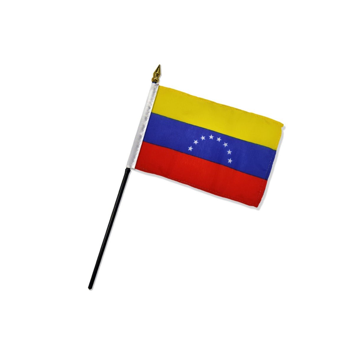 Venezuela (Plain) 4x6in Stick Flag - Flags Importer