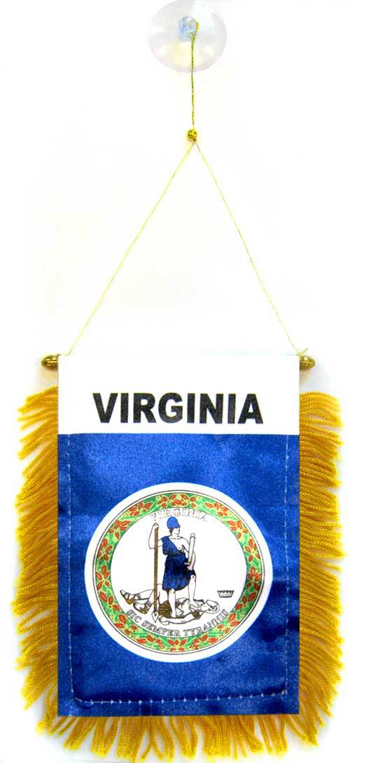 Virginia Mini Banner - Flags Importer