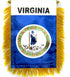 Virginia Mini Banner - Flags Importer