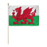 Wales 12x18in Stick Flag - Flags Importer